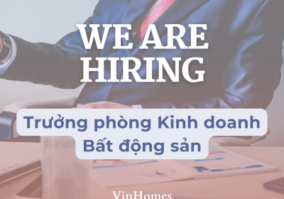 tuyển dụng bất động sản vinhomes