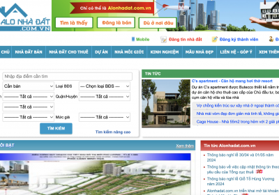 cách đăng tin trên Alo Nhà Đất